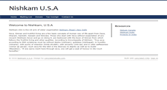 Desktop Screenshot of nishkamusa.org